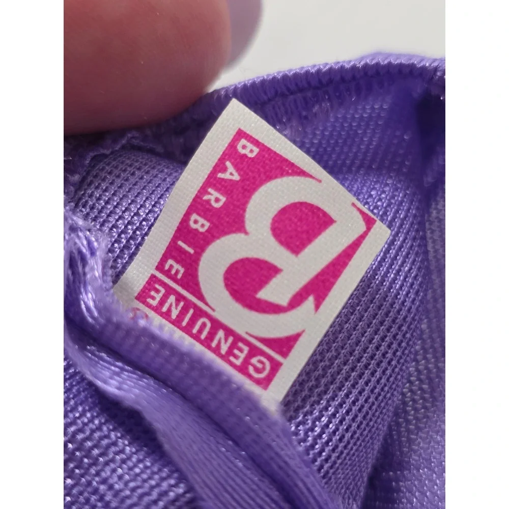 Vintage‎ Barbie Purple Satin Dress Bow Bodice Mattel 1990s 2000s